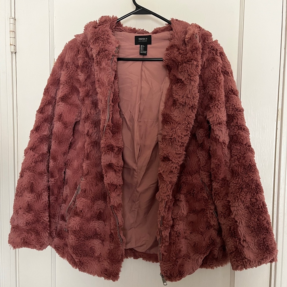 Women’s Rose zip up hooded jacket